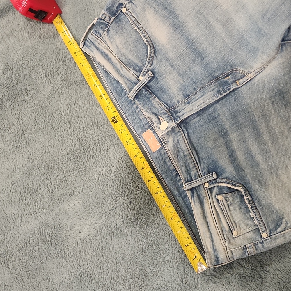 MOTHER The Slacker Fray Jeans in Wash- Love Drunk Cowboy Size 32! - Picture 10 of 14